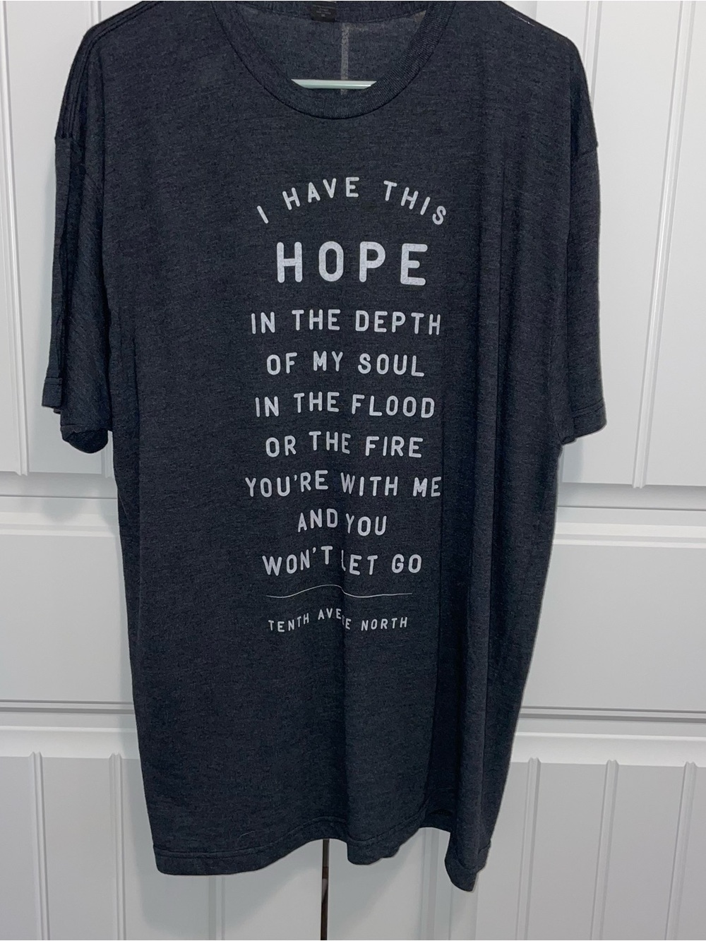 "Hope" Graphic T‑Shirt - Charcoal